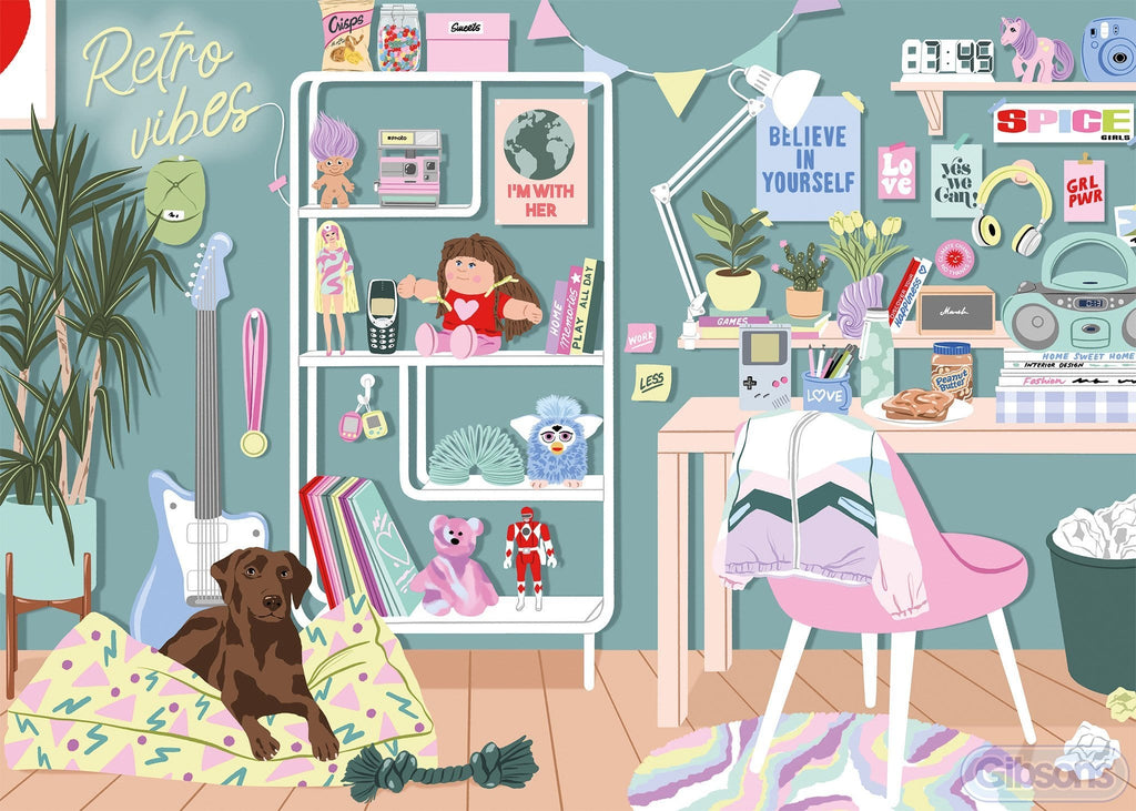 Retro Vibes – 1000 Piece Jigsaw Puzzle (Gibsons)