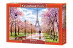Romantic Walk in Paris – 1000 Piece Jigsaw Puzzle (Castorland)