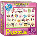 Eurographics 6100-0518 Cake Pops 100 Piece  Jigsaw Puzzle - Completed Puzzle