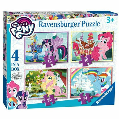 Ravensburger - My Little Pony 4 in a Box -  12, 16, 20 and 24 Piece Jigsaw Puzzles