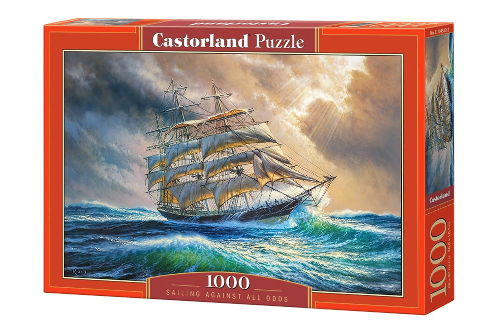 Sailing against all Odds – 1000 Piece Jigsaw Puzzle (Castorland)
