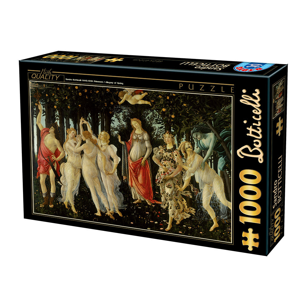 La Primavera by Sandro Botticelli – 1000 Piece Jigsaw Puzzle (Dtoys)
