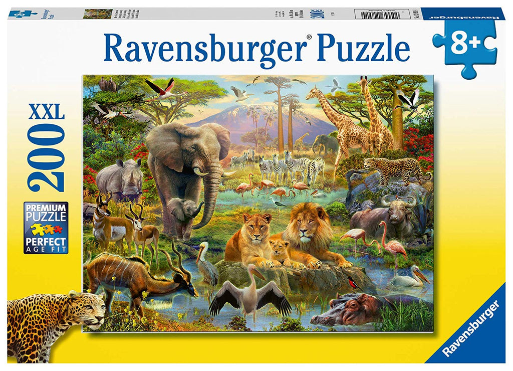 Animals Of The Savanna – 200 XXL Piece Jigsaw Puzzle (Ravensburger)