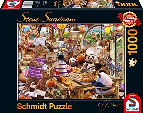 Schmidt - Steve Sundram: Chef Mania - 1000 Piece Jigsaw Puzzle