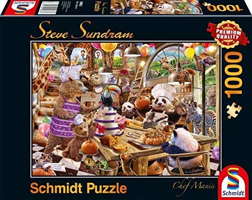 Chef Mania by Steve Sundram – 1000 Piece Jigsaw Puzzle (Schmidt)