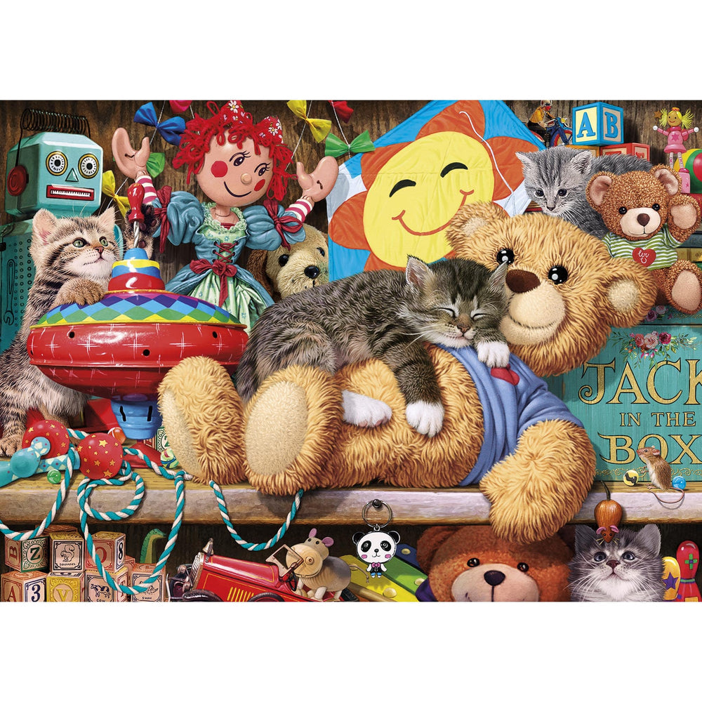 Snoozing on the Ted – 1000 Piece Jigsaw Puzzle (Gibsons)
