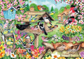 Spring Garden Birds – 500 Piece Jigsaw Puzzle (Falcon De Luxe)