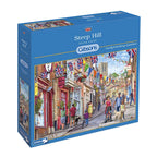 Steep Hill – 1000 Piece Jigsaw Puzzle (Gibsons) - Completed Puzzle