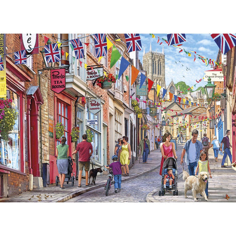 Steep Hill – 1000 Piece Jigsaw Puzzle (Gibsons)