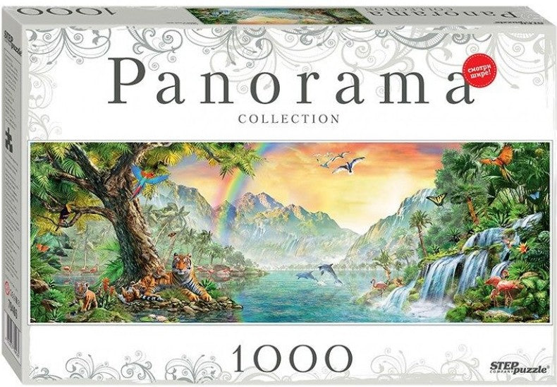 Step Puzzle - Africa - 1000 Piece Panoramic Jigsaw Puzzle