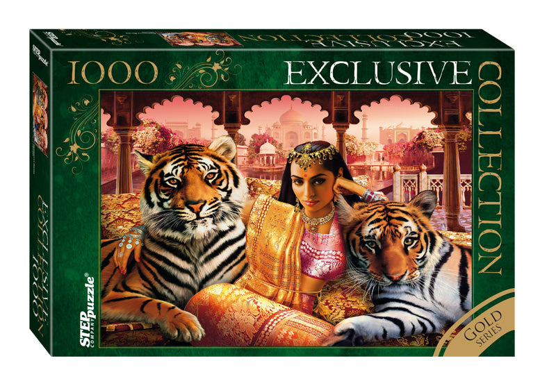 Step Puzzle - Gold Series - Indian Princess - 1000 Piece Jigsaw Puzzle