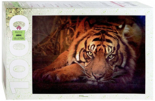 Step Puzzle - Siberian tiger - 1000 Piece Jigsaw Puzzle