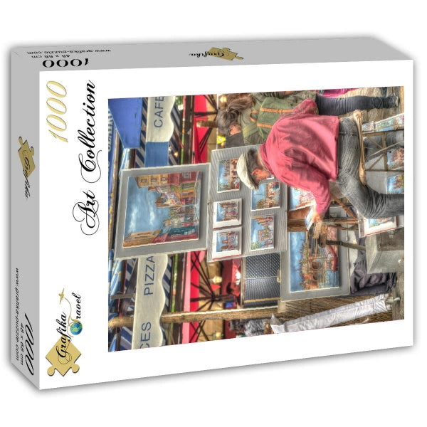 Street Artist, Paris, France – 1000 Piece Jigsaw Puzzle (Grafika)