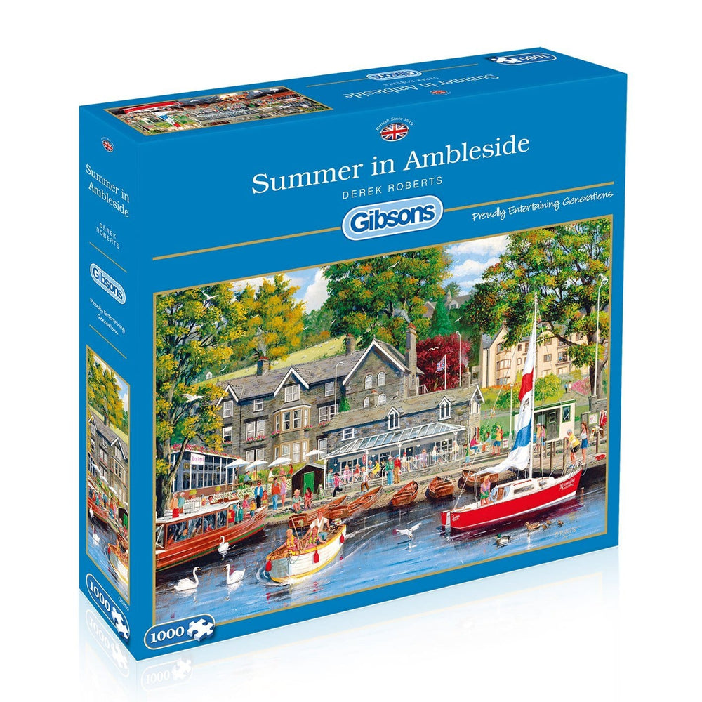 Gibsons - Summer in Ambleside - 1000 Piece Jigsaw Puzzle