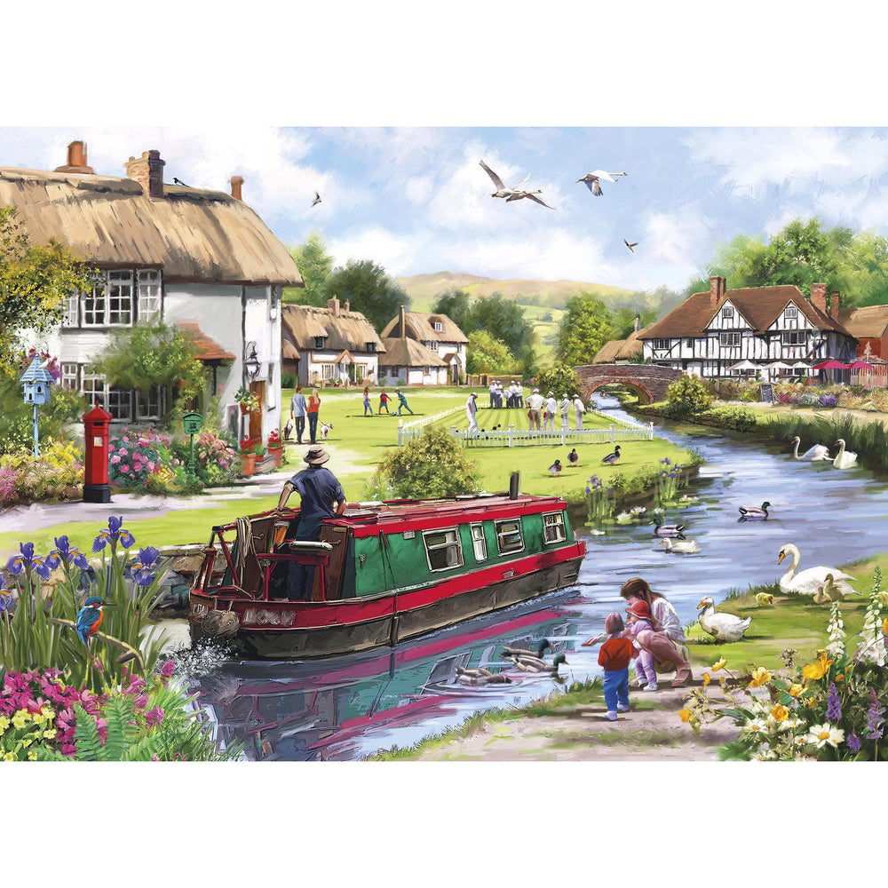 Swanning Along – 1000 Piece Jigsaw Puzzle (Gibsons)