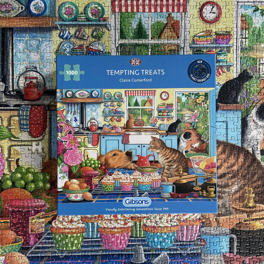 Tempting Treats – 1000 Piece Jigsaw Puzzle (Gibsons)