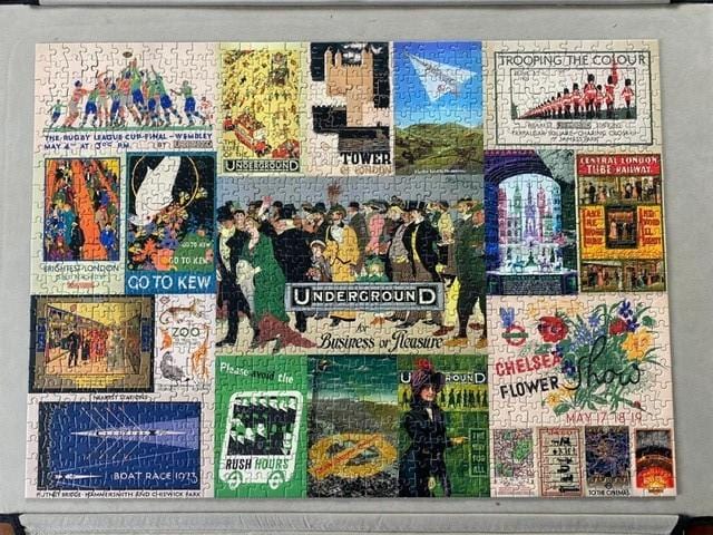 Transport For London Heritage Posters – 1000 Piece Jigsaw Puzzle (Gibsons)