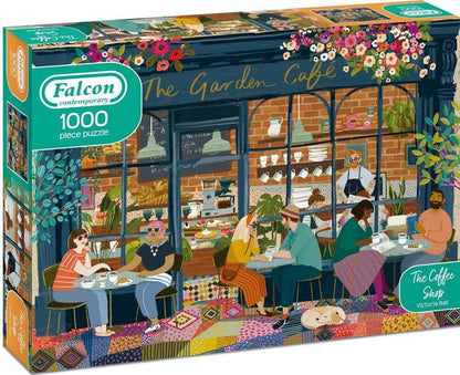 Falcon Contemporary - The Coffee Shop - 1000 Piece Jigsaw Puzzle