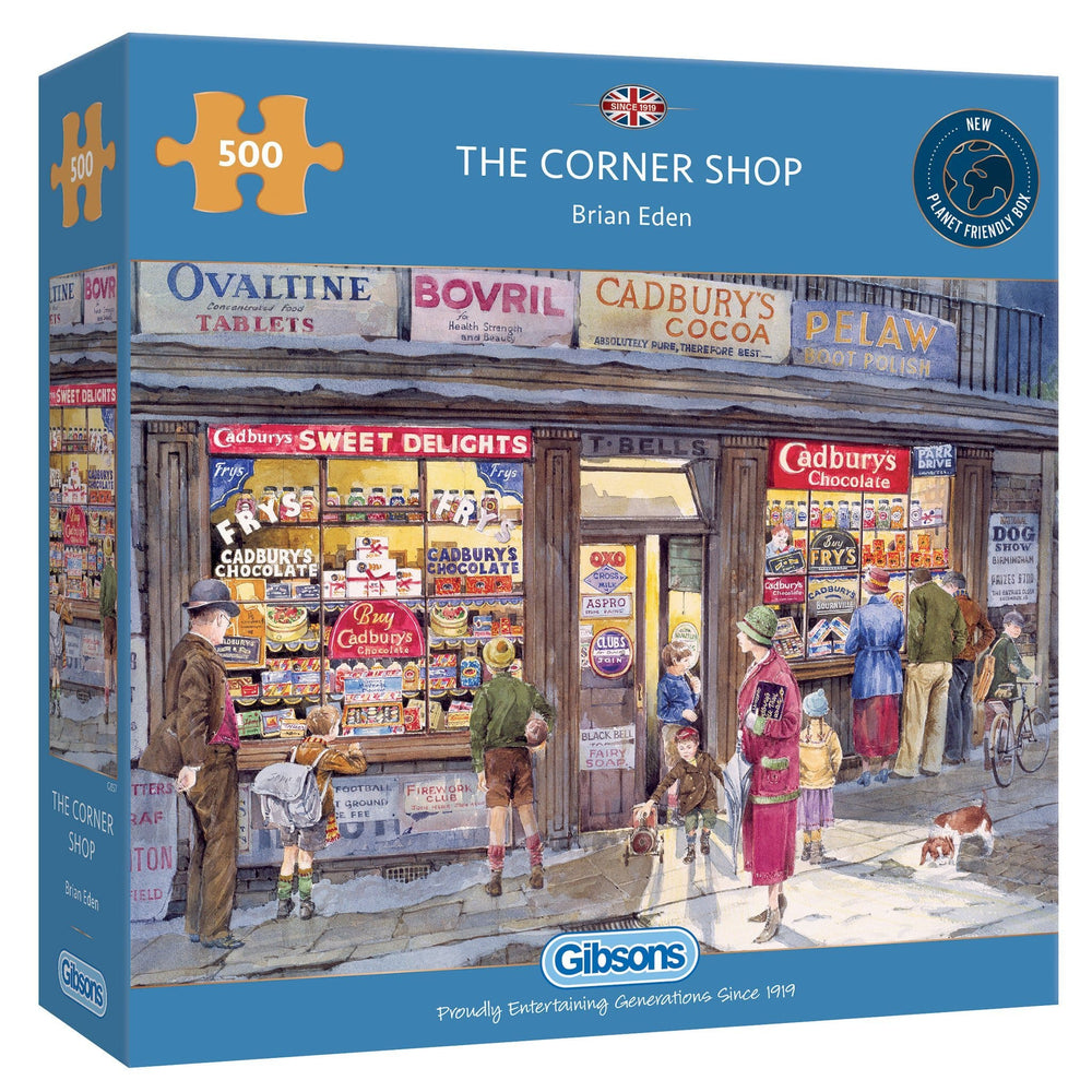 The Corner Shop – 500 Piece Jigsaw Puzzle (Gibsons)