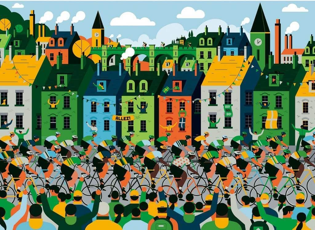 The Tour – 1000 Piece Jigsaw Puzzle (Falcon Contemporary)