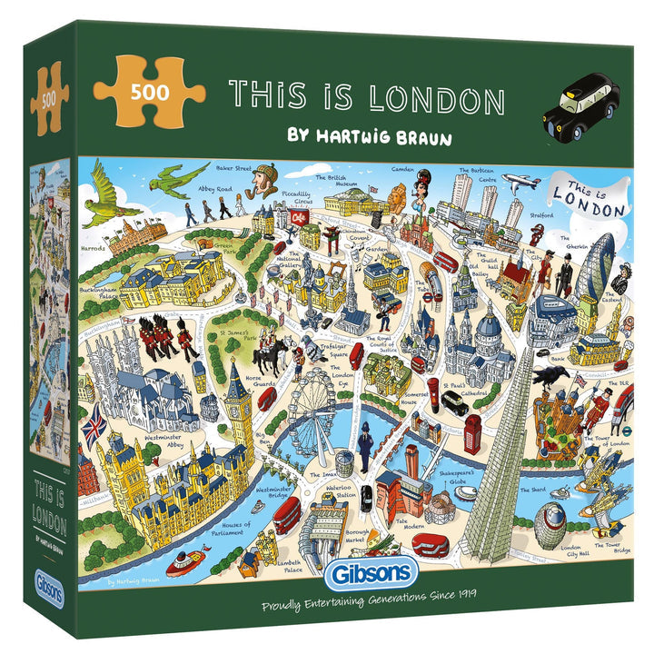 This is London – 500 Piece Jigsaw Puzzle (Gibsons)