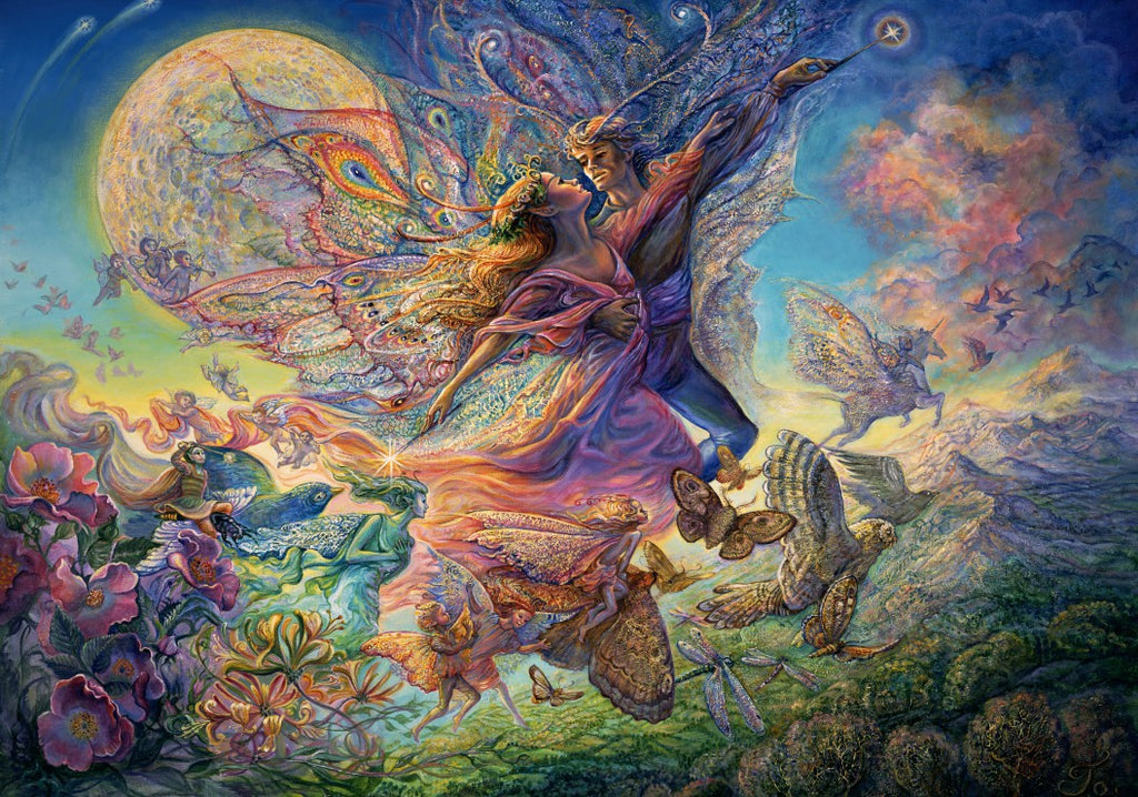 Titania and Oberon II by Josephine Wall – 929 Piece Jigsaw Puzzle (Grafika)