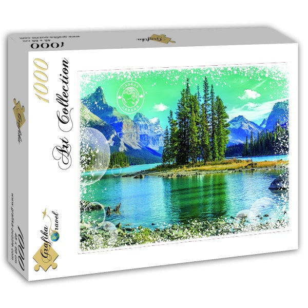 Travel around the World - Canada – 1000 Piece Jigsaw Puzzle (Grafika) - Completed Puzzle