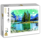 Travel around the World - Canada – 1000 Piece Jigsaw Puzzle (Grafika) - Completed Puzzle