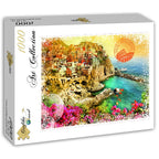Travel around the World - Italy – 00216 Piece Jigsaw Puzzle (Grafika) - Completed Puzzle