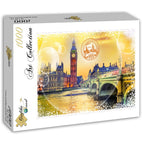 Travel around the World - United Kingdom – 1000 Piece Jigsaw Puzzle (Grafika)
