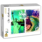 Travel around the World - United States of America – 1000 Piece Jigsaw Puzzle (Grafika)