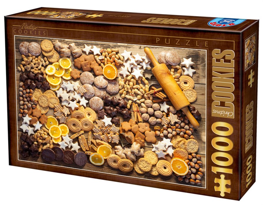 Vintage Cookies – 1000 Piece Jigsaw Puzzle (DToys)