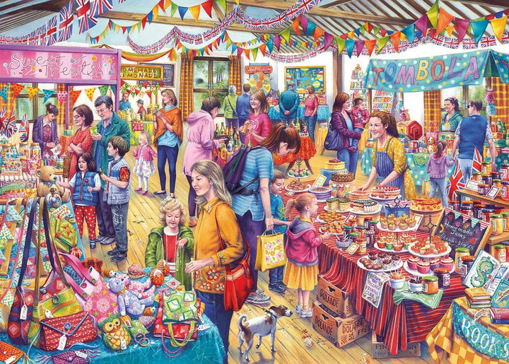 Village Tombola – 1000 Piece Jigsaw Puzzle (Gibsons)