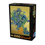 Irises by Vincent Van Gogh – 1000 Piece Jigsaw Puzzle (DToys)
