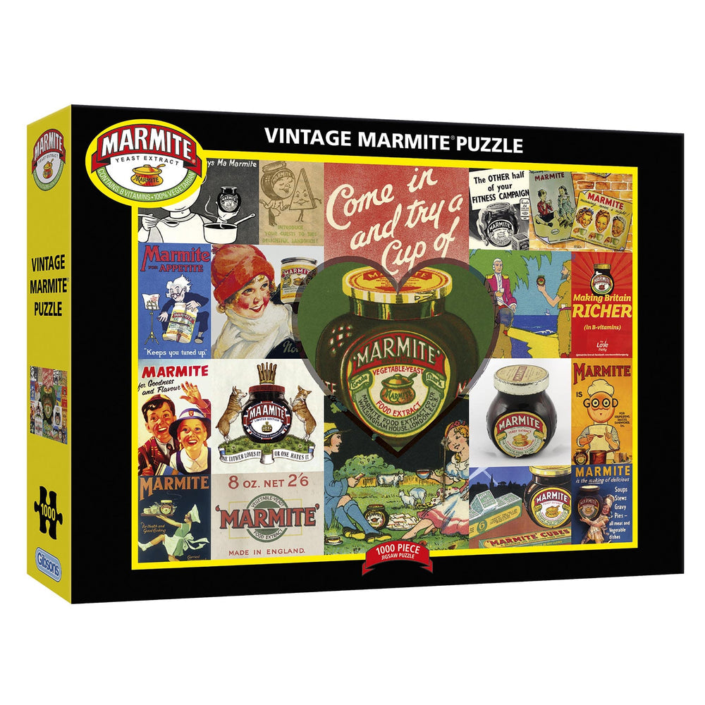 Vintage Marmite – 1000 Piece Jigsaw Puzzle (Gibsons)