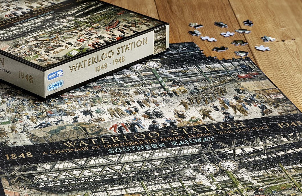 Waterloo Station – 1000 Piece Jigsaw Puzzle (Gibsons)