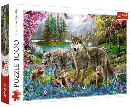 Trefl - Wolf Family - 1000 Piece Jigsaw Puzzle