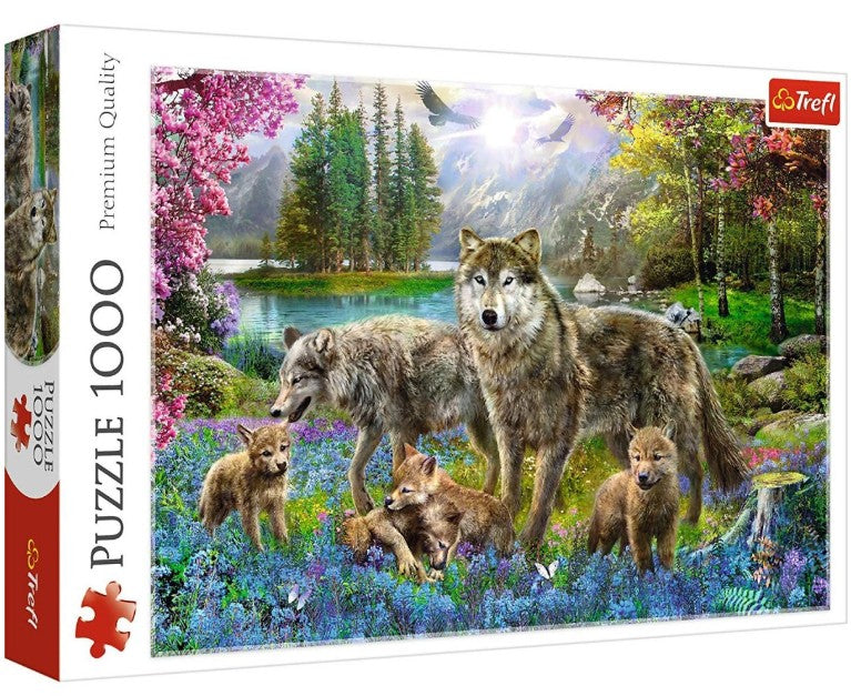 Wolf Family – 1000 Piece Jigsaw Puzzle (Trefl)