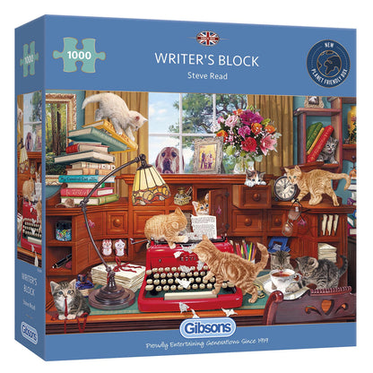 Gibsons - Writer's Block - 1000 Piece Jigsaw Puzzle