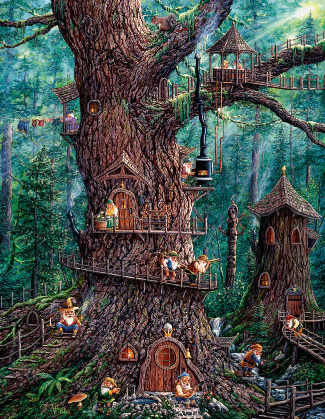 Forest Gnomes by Jeff Tift – 35897 Piece Jigsaw Puzzle (Sunsout)
